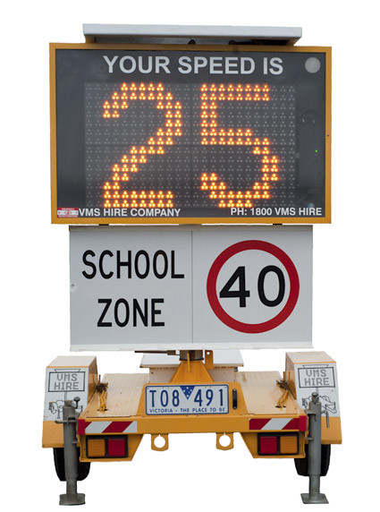 Speed Advisory VMS Boards